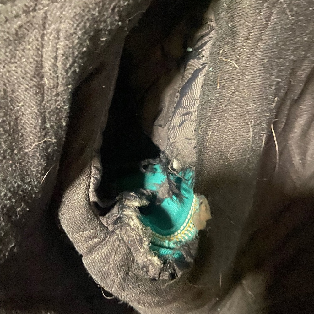 Vintage Carhartt Men’s faded Teal Distressed Hooded Work Jacket XL - Picture 7 of 12